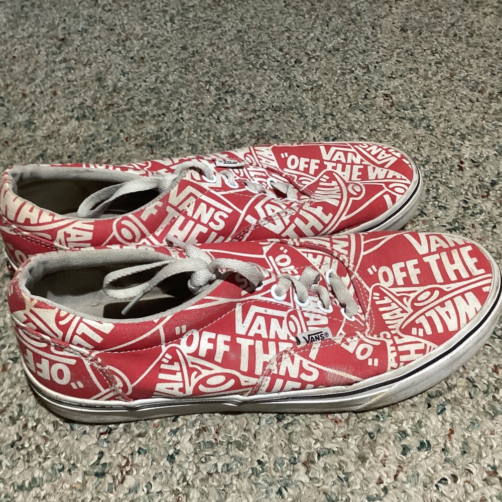 Red Vans Sneakers size 9